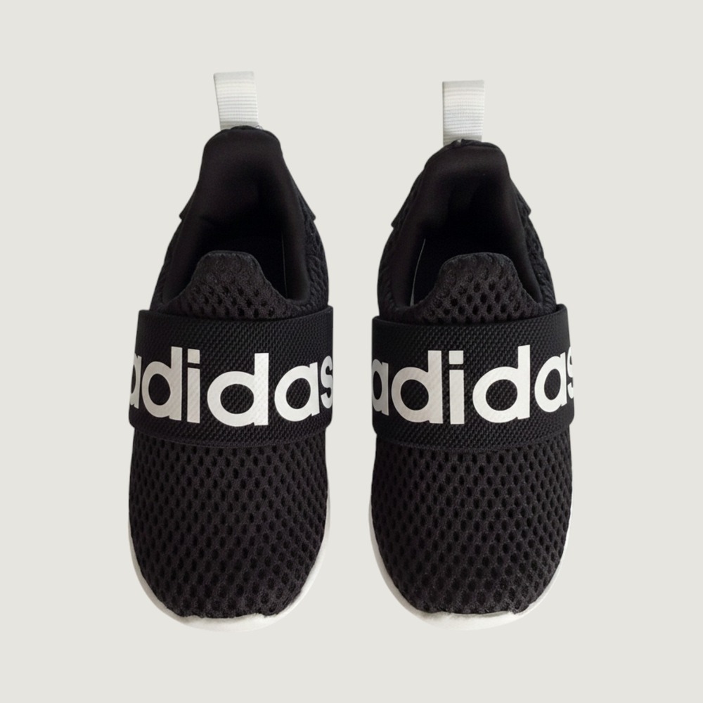 Adidas Lite Racer Adapt 4.0 Baby/Toddler Black White Slip On Sneakers Size 5K